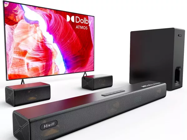 Hiwill 5.1ch Sound Bar with 6.5 Inch Wireless Subwoofer