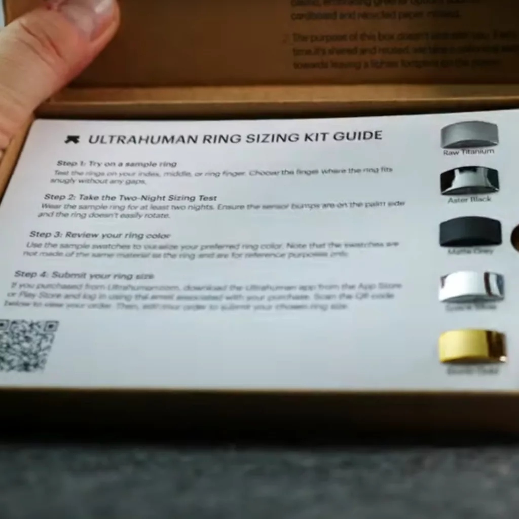 Ultrahuman Ring Air Sizing Guide Available Before you Buy