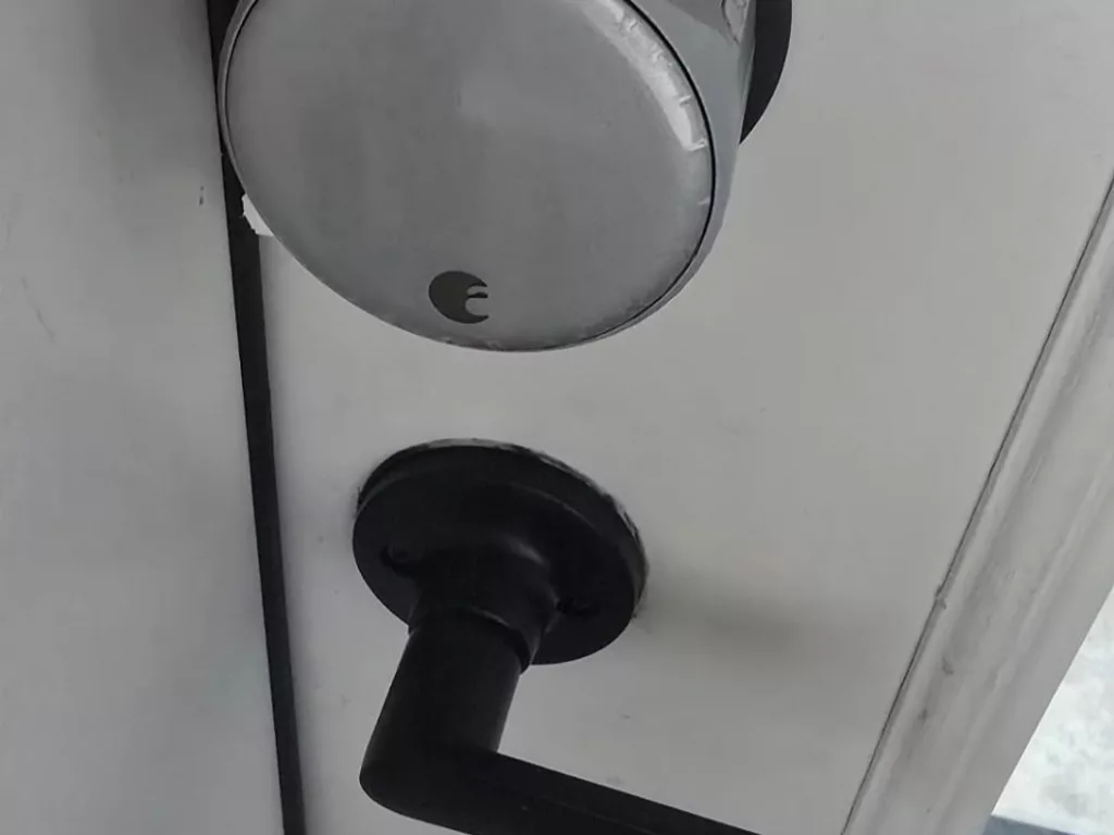 Yale August Wi-Fi Smart Lock Back Door Interior