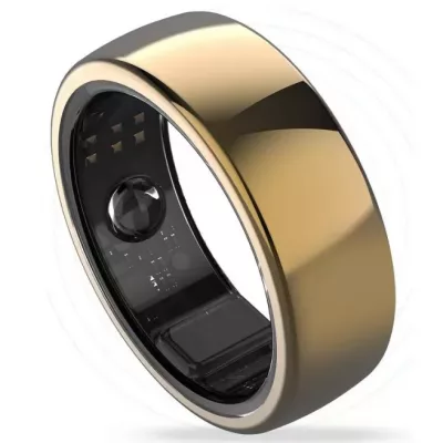aaboRing Titanium Unisex Smart Ring - AI Fitness Tracker