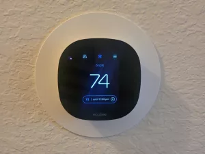 ecobee3 Lite on wall 2