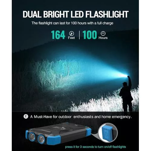 BLAVOR Solar Charger Power Bank specs – tough outdoor power