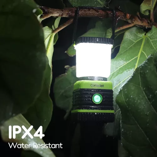 Consciot LED Camping Lantern - Detailed View - Considered one of the best camping lantern / camping lanterns available
