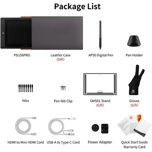 GAOMON PD156Pro Package Contents
