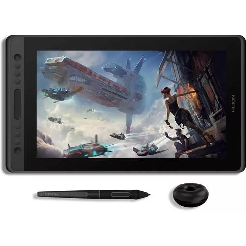 HUION Kamvas Pro 16 Front View - Best Drawing Tablet with Pen