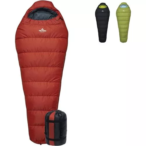 TETON Sports LEEF Ultralight Mummy Sleeping Bag - Detailed View