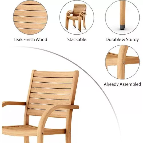 Amazonia Powell Dining Set assembled view