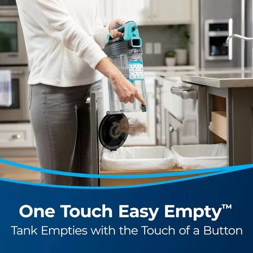 Easy‑empty dirt tank on Bissell 2998 MultiClean vacuum