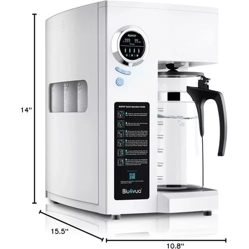 Dimensions of Bluevua Reverse Osmosis Water Filter