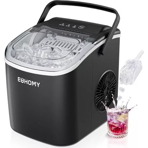EUHOMY Countertop Ice Maker - one of the best countertop appliances for ice makers
