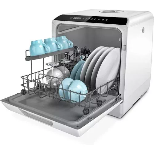 Hermitlux Countertop Dishwasher front view – compact and efficient for everyday use
