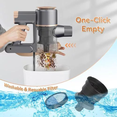 Washable filter and one-click empty on the N8 vacuum - Compare against shark, bissell, and eureka models