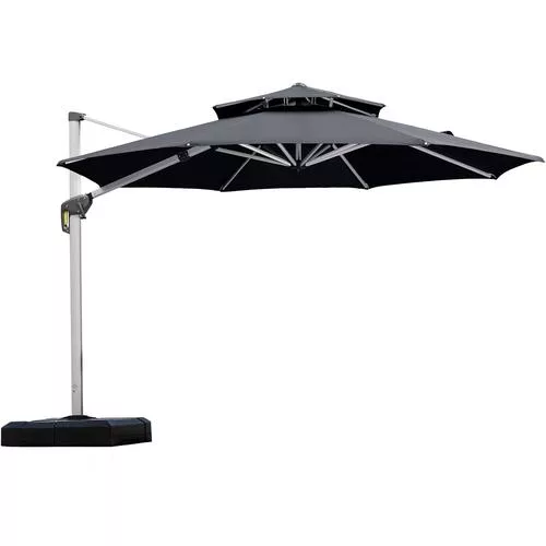 PURPLE LEAF 11 Ft Patio Umbrella - Featured as Purple Leaf is considered the best rated outdoor furniture brands