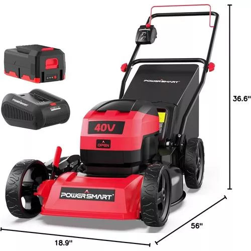 Image displaying the complete package with battery, charger, and accessories