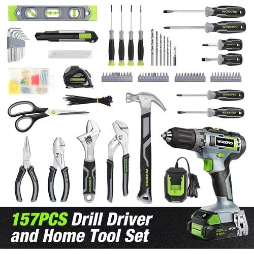 WORKPRO tool set products - comprehensive collection for easy DIY repairs
