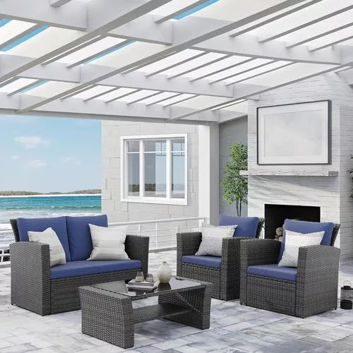 Wisteria Lane 4-Piece Set in a scenic outdoor setting