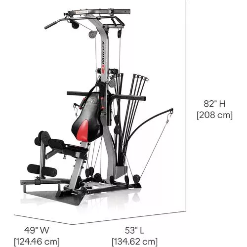 BowFlex dimensions: 53\