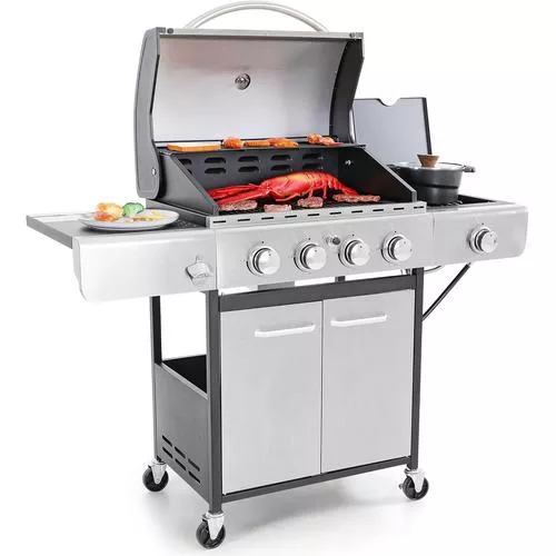 Captiva Designs 4-Burner Propane Gas BBQ Grill - Highly reviewed barbecue