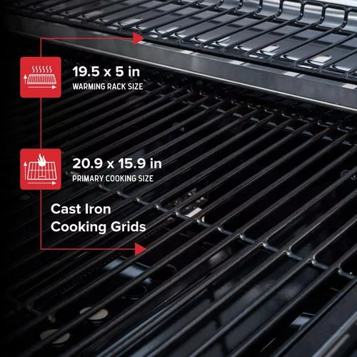 Nexgrill grilling steaks nicely on the bbq. Due to its size, many consider it a portable propane gas grill