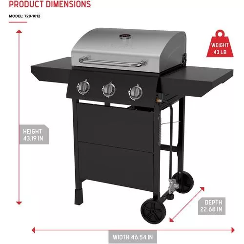 Nexgrill dimensions diagram