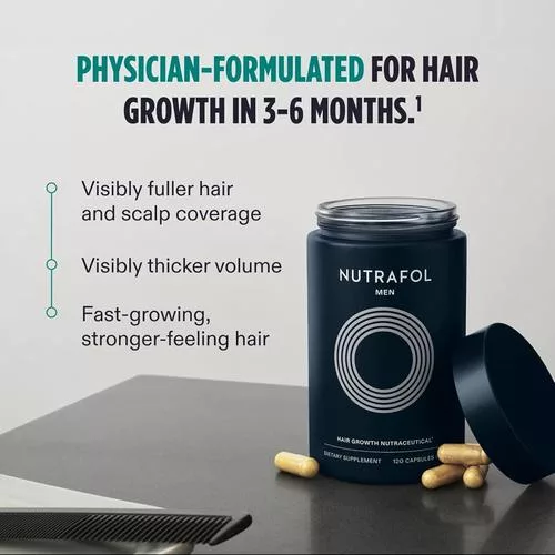 Physician-Formulated Synergen Complex for strong hair regrowth for men with thinning or balding hair